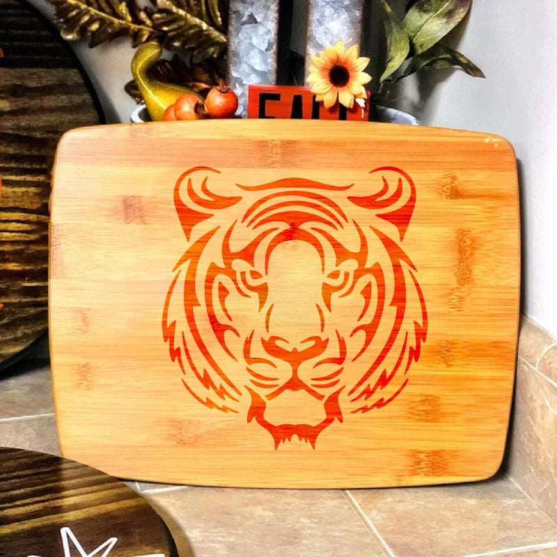 yhslmh Lion Tiger Stencils for Painting on Wood Reusable Animal Spray Paint Stencil for Kids Crafts Canvas Furniture Wall Drawing Card Making Pattern Decorative (Lion Tiger) - Image 4